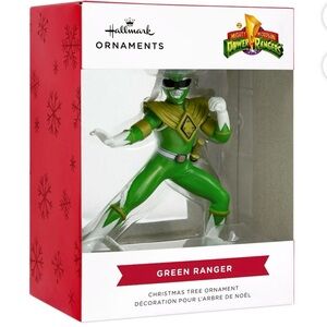 Hallmark Hasbro Power Rangers Green Ranger Ornament